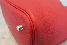 Load image into Gallery viewer, HERMES PICOTIN LOCK MM Clemence leather Rouge casaque C Engraving Hand bag 700040038