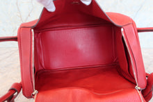 將圖片載入圖庫檢視器 HERMES/エルメス リンディ34 トリヨンクレマンス ルージュカザック □Q刻印 ショルダーバッグ 700090167