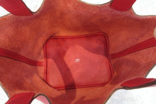 Load image into Gallery viewer, HERMES PICOTIN LOCK MM Clemence leather Rouge casaque C Engraving Hand bag 700040038