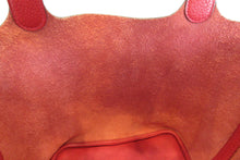 Load image into Gallery viewer, HERMES PICOTIN LOCK MM Clemence leather Rouge casaque C Engraving Hand bag 700040038