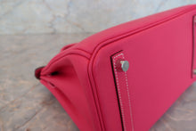 Load image into Gallery viewer, HERMES CANDY BIRKIN 25 Epsom leather Rose tyrien/Ruby □R Engraving Hand bag 700090145