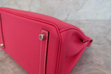 Load image into Gallery viewer, HERMES CANDY BIRKIN 25 Epsom leather Rose tyrien/Ruby □R Engraving Hand bag 700090145