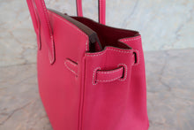 Load image into Gallery viewer, HERMES CANDY BIRKIN 25 Epsom leather Rose tyrien/Ruby □R Engraving Hand bag 700090145