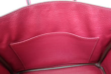 Load image into Gallery viewer, HERMES CANDY BIRKIN 25 Epsom leather Rose tyrien/Ruby □R Engraving Hand bag 700090145
