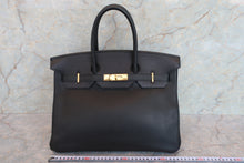 画像をギャラリービューアに読み込む, HERMES/エルメス バーキン35 トゴ ブラック □E刻印 ハンドバッグ 700080146