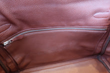 将图片加载到图库查看器,HERMES KELLY 32 Clemence leather Sienne □M刻印 Hand bag 700100177