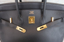 画像をギャラリービューアに読み込む, HERMES/エルメス バーキン35 トゴ ブラック □E刻印 ハンドバッグ 700080146