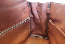 将图片加载到图库查看器,HERMES KELLY 32 Clemence leather Sienne □M刻印 Hand bag 700100177