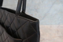 画像をギャラリービューアに読み込む, CHANEL/シャネル 復刻トート キャビアスキン ブラック/ゴールド金具 トートバッグ 700070054