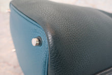 Load image into Gallery viewer, HERMES PICOTIN LOCK CASAQUE PM Clemence leather Vert bosphore/Vert cypres Z Engraving Hand bag 8000100045