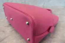 Load image into Gallery viewer, HERMES/BOLIDE 1923 Chevre myzore goatskim Fuschia pink □J Engraving Hand bag 700100240