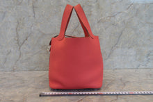 画像をギャラリービューアに読み込む, HERMES/エルメス ピコタンロックPM トリヨンクレマンス ローズジャイプール □P刻印 ハンドバッグ 700040070