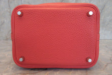 画像をギャラリービューアに読み込む, HERMES/エルメス ピコタンロックPM トリヨンクレマンス ローズジャイプール □P刻印 ハンドバッグ 700040070