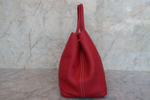 將圖片載入圖庫檢視器 HERMES/エルメス ガーデンパーティPM ネゴンダ ルージュカザック □P刻印 トートバッグ 700090174