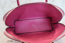 Load image into Gallery viewer, HERMES/BOLIDE 1923 Chevre myzore goatskim Fuschia pink □J Engraving Hand bag 700100240