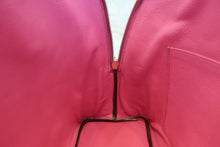 Load image into Gallery viewer, HERMES/BOLIDE 1923 Chevre myzore goatskim Fuschia pink □J Engraving Hand bag 700100240