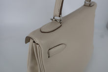 Load image into Gallery viewer, HERMES KELLY 32 Clemence leather Craie A Engraving Hand bag 800100038