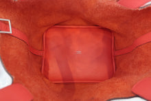 画像をギャラリービューアに読み込む, HERMES/エルメス ピコタンロックMM トリヨンクレマンス ルージュピヴォワンヌ C刻印 ハンドバッグ 800070021