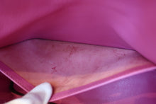 Load image into Gallery viewer, HERMES/BOLIDE 1923 Chevre myzore goatskim Fuschia pink □J Engraving Hand bag 700100240