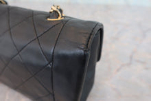 Load image into Gallery viewer, CHANEL Mini Matelasse chain shoulder bag Lambskin Black/Gold hadware Shoulder bag 800050064