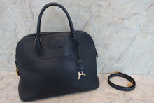 Load image into Gallery viewer, HERMES BOLIDE 35 Fjord leather Navy 〇W Engraving Shoulder bag 700100198