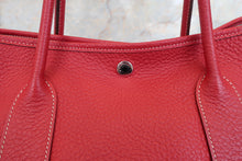 將圖片載入圖庫檢視器 HERMES/エルメス ガーデンパーティPM ネゴンダ ルージュカザック □P刻印 トートバッグ 700090174