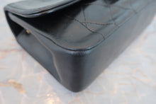Load image into Gallery viewer, CHANEL Mini Matelasse chain shoulder bag Lambskin Black/Gold hadware Shoulder bag 800050064