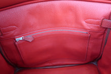 Load image into Gallery viewer, HERMES BIRKIN 30 Togo leather Vermillon □H Engraving Hand bag 700080097