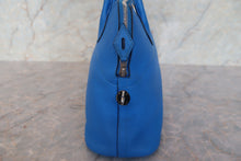 将图片加载到图库查看器,HERMES/BOLIDE 31 Clemence leather Blue hydra □Q刻印 Shoulder bag 700120089