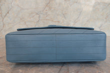 Load image into Gallery viewer, CHANEL  Bias stitch chain shoulder bag Caviar skin Lite blue/Gold hadware Shoulder bag 700090178