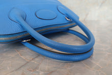 将图片加载到图库查看器,HERMES/BOLIDE 31 Clemence leather Blue hydra □Q刻印 Shoulder bag 700120089