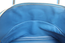 将图片加载到图库查看器,HERMES/BOLIDE 31 Clemence leather Blue hydra □Q刻印 Shoulder bag 700120089