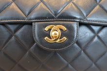Load image into Gallery viewer, CHANEL Matelasse Double Face shoulder bag Lambskin Black/Gold hadware Shoulder bag 800030197