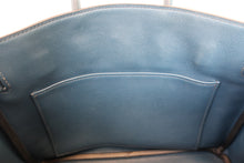 画像をギャラリービューアに読み込む, HERMES/エルメス バーキン25 ヴォースイフト ブルー □L刻印 ハンドバッグ 700080138