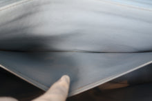 Load image into Gallery viewer, CHANEL  Bias stitch chain shoulder bag Caviar skin Lite blue/Gold hadware Shoulder bag 700090178