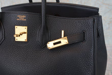 画像をギャラリービューアに読み込む, HERMES/エルメス バーキン35 トゴ ブラック □E刻印 ハンドバッグ 700080146