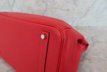 Load image into Gallery viewer, HERMES BIRKIN 35 Togo leather Rouge casaque □P Engraving Hand bag 700080119