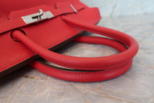 Load image into Gallery viewer, HERMES BIRKIN 35 Togo leather Rouge casaque □P Engraving Hand bag 700080119