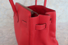 Load image into Gallery viewer, HERMES BIRKIN 35 Togo leather Rouge casaque □P Engraving Hand bag 700080119