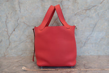 Load image into Gallery viewer, HERMES PICOTIN LOCK PM Clemence leather Bougainvillier □N Engraving Hand bag 700040064