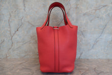 Load image into Gallery viewer, HERMES PICOTIN LOCK PM Clemence leather Bougainvillier □N Engraving Hand bag 700040064