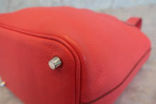 Load image into Gallery viewer, HERMES PICOTIN LOCK PM Clemence leather Bougainvillier □N Engraving Hand bag 700040064