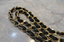 Load image into Gallery viewer, CHANEL V-Stitch chain shoulder bag Lambskin Navy/Gold hadware Shoulder bag 800030123