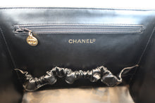 画像をギャラリービューアに読み込む, CHANEL/シャネル ビコローレバニティ ラムスキン ブラック/ゴールド金具 バニティ 700090159