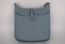 Load image into Gallery viewer, HERMES EVELYNE 3PM Clemence leather Blue lin □P Engraving Shoulder bag 800100016