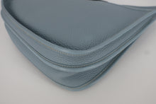 Load image into Gallery viewer, HERMES EVELYNE 3PM Clemence leather Blue lin □P Engraving Shoulder bag 800100016