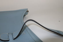 Load image into Gallery viewer, HERMES EVELYNE 3PM Clemence leather Blue lin □P Engraving Shoulder bag 800100016