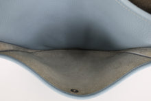 Load image into Gallery viewer, HERMES EVELYNE 3PM Clemence leather Blue lin □P Engraving Shoulder bag 800100016