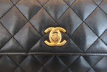 將圖片載入圖庫檢視器 CHANEL/シャネル ミニマトラッセチェーンショルダーバッグ ラムスキン ブラック/ゴールド金具 ショルダーバッグ 800070049