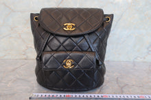 画像をギャラリービューアに読み込む, CHANEL/シャネル マトラッセチェーンリュック ラムスキン ブラック/ゴールド金具 リュック 700100233